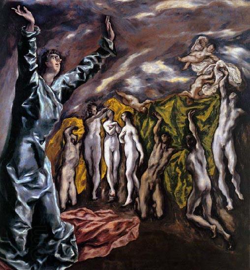 El Greco The Opening of the Fifth Seal China oil painting art